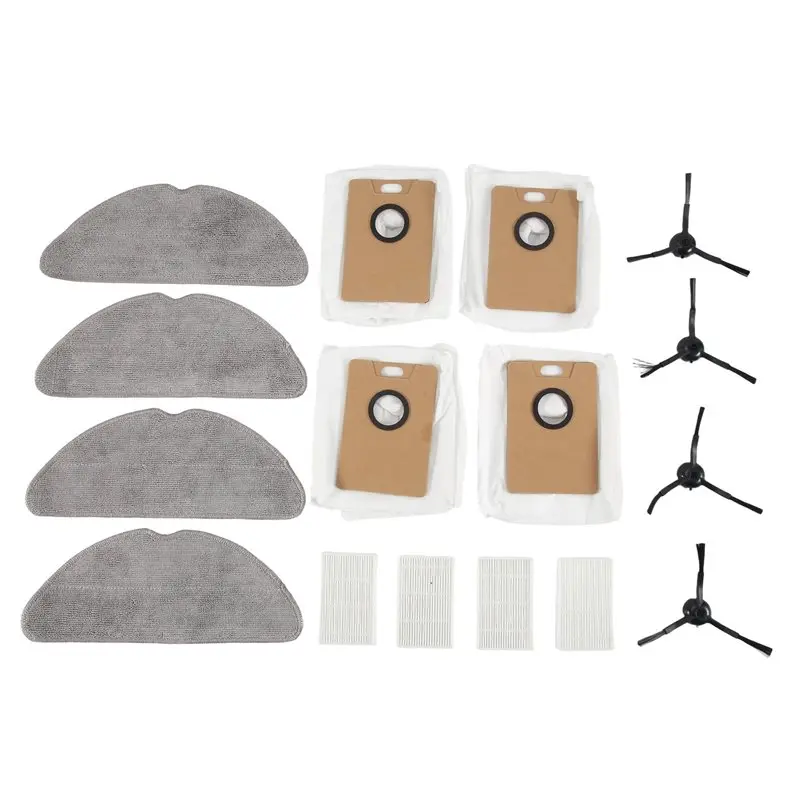【HIGH GRADE】For TP-Link Tapo RV30 Max Plus / RV20 Max Plus / RV30 Max / RV20 Max Parts Dust Bag Hepa Filter Side Brush Mop Cloth