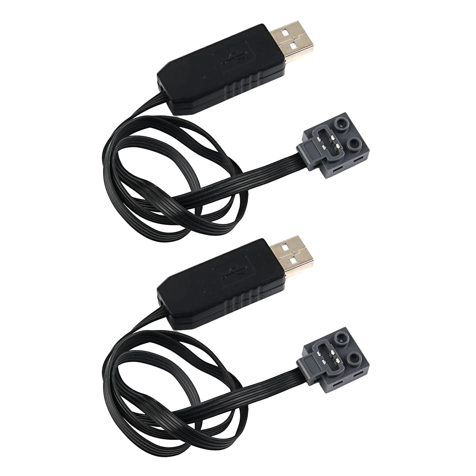 MOC From 5V to 9V Wire Micro USB to Power Functions Connector Adapter Cable Building Blocks Charging Line 46cm Length 1/2/5 PCS