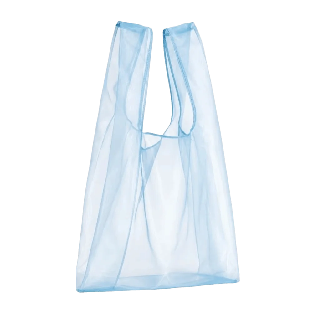 Fashion Large Capacity Organza Shopping Bag Lightweight Sheer Gauze Mesh Tote Bag Multicolor Portable Handbag Women