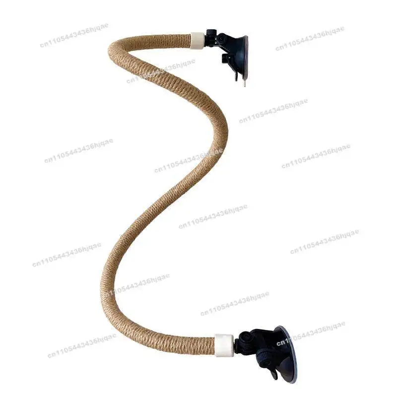 Spiral Climbing Ladder Stand Bar Bendable Hemp Rope Bird Stand Claw Stick Interactive Training Stand