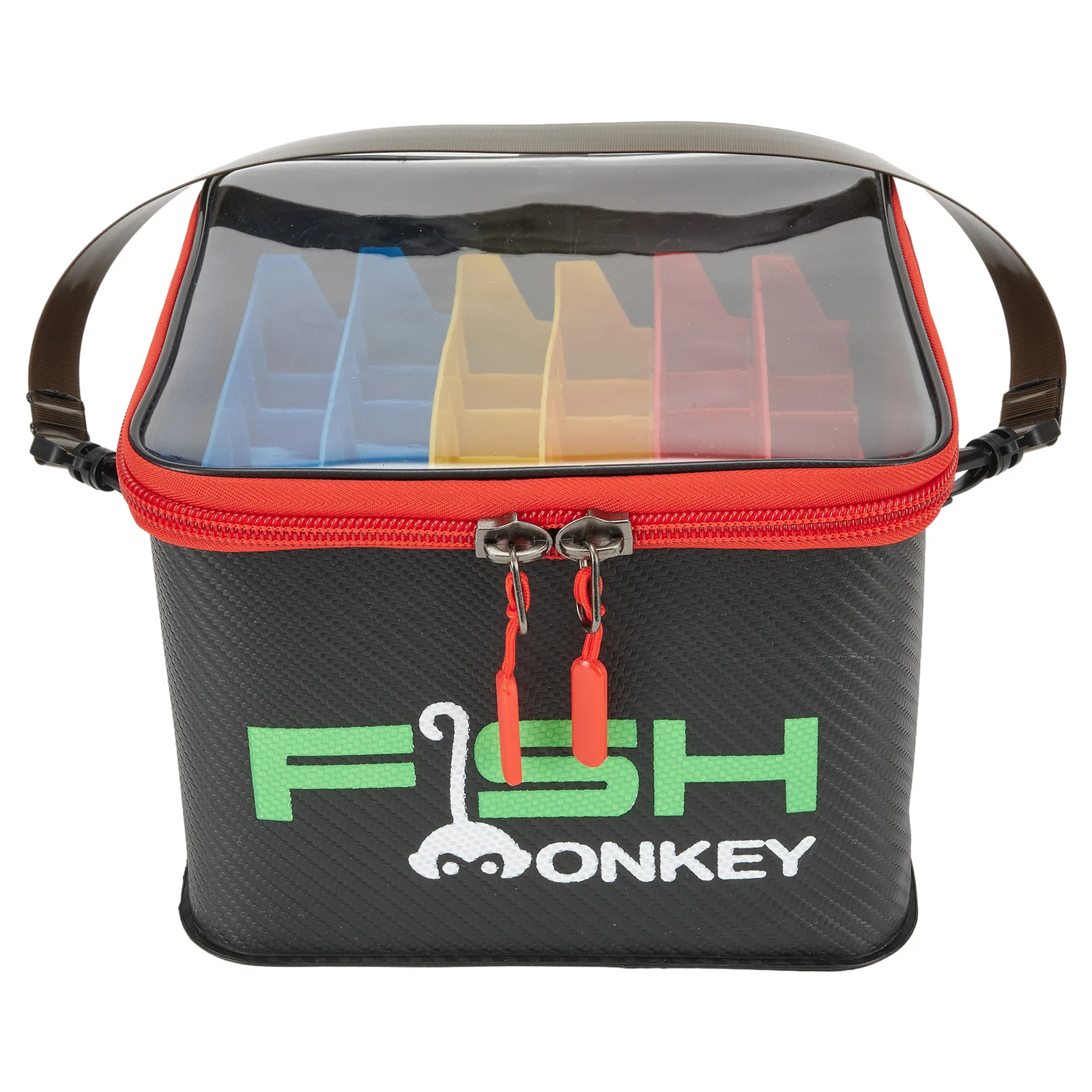 

48 Slot Squid Jig Case EVA Fishing Lure Storage Bucket Boat Tackle Bag Container Insert Box Fishing Lure Storage Bucket Clear