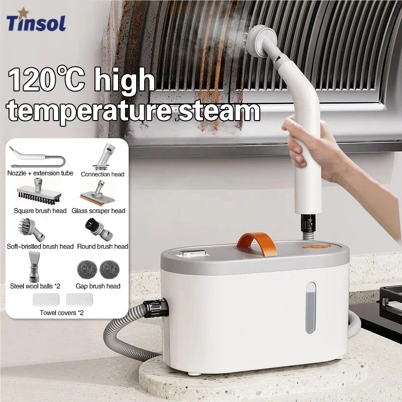 TINSOL New Handheld High Temperature Steam Cleaner Kitchen Hood Cleaner for Deep Cleaning and Sanitising Electric Steam Cleaner