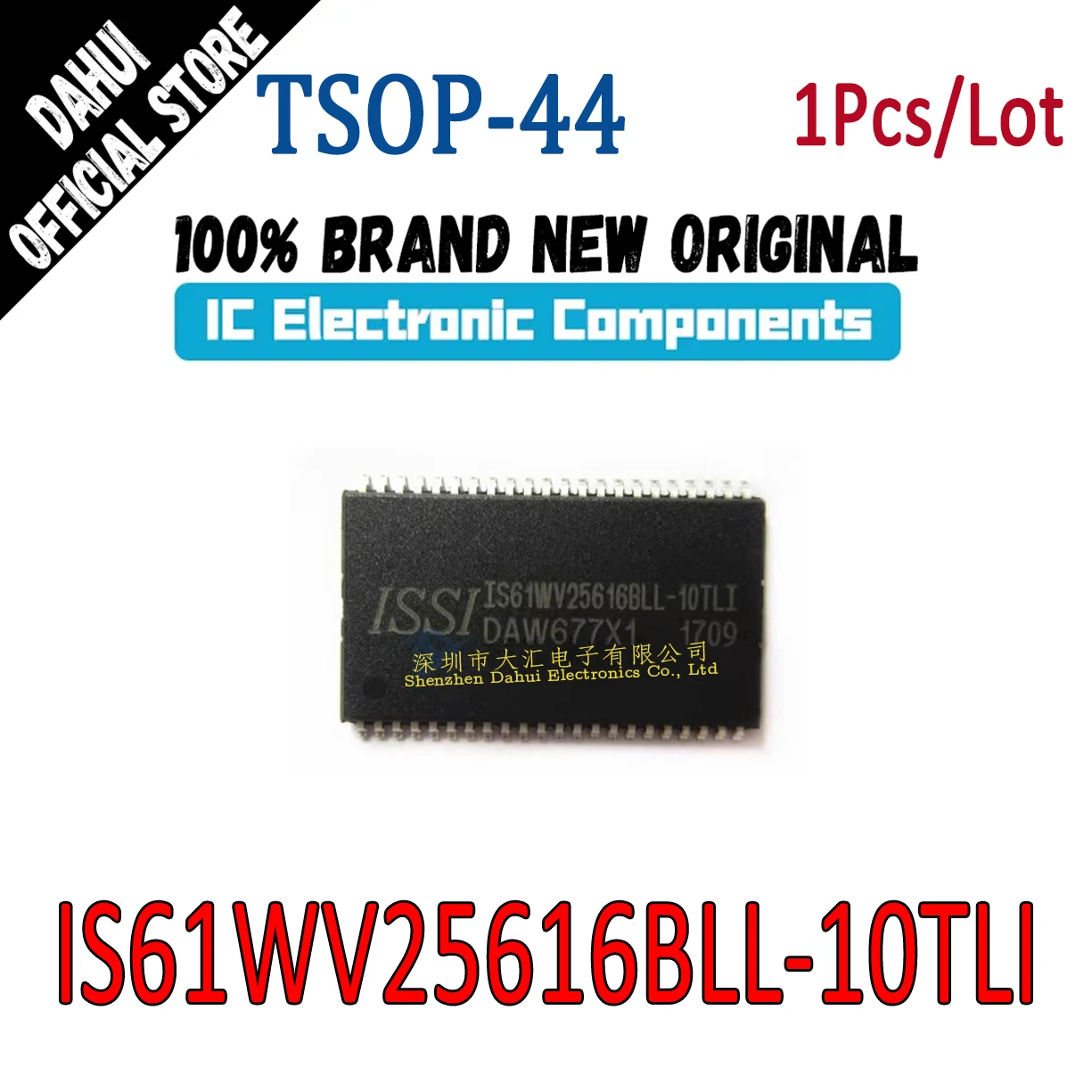 

IS61WV25616BLL-10TLI TSOP-44 memory IC chip new original
