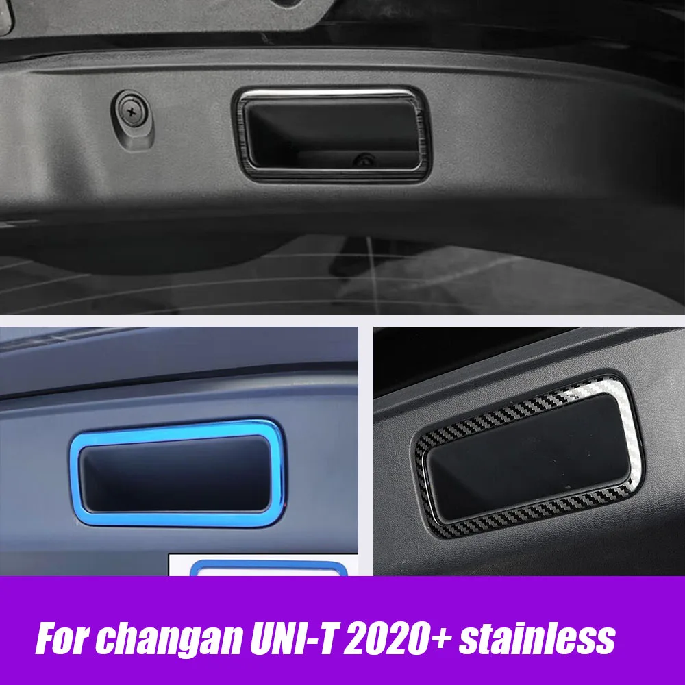 

For Changan UNI-T unit 2020 2021 stainless steel Car Boot tailgate handle frame decoration cover trim accessories