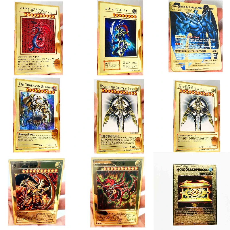 Yu-Gi-Oh TCG 25th Anniversary God Cards Blue-Eyes Japanese Version English Version Obelisk Slifer Anime Collection Homemade DIY - Image 3