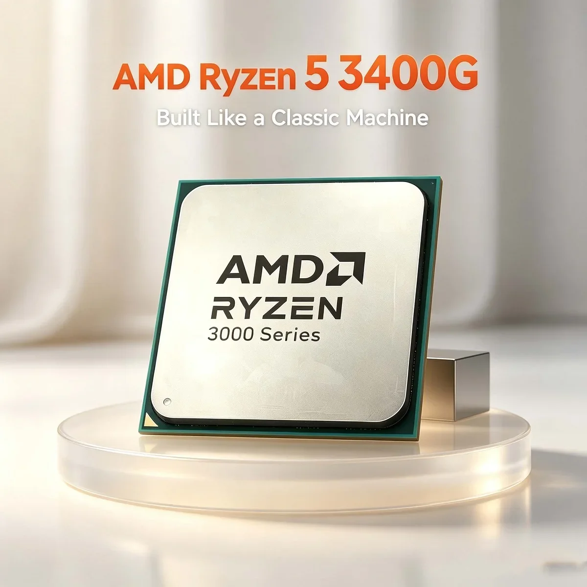 AMD Ryzen 5 3400G R5 3400G CPU AM4 Socket Processor 4-Core 8-Thread 4.2GHz Vega 11 Graphics Without Cooler