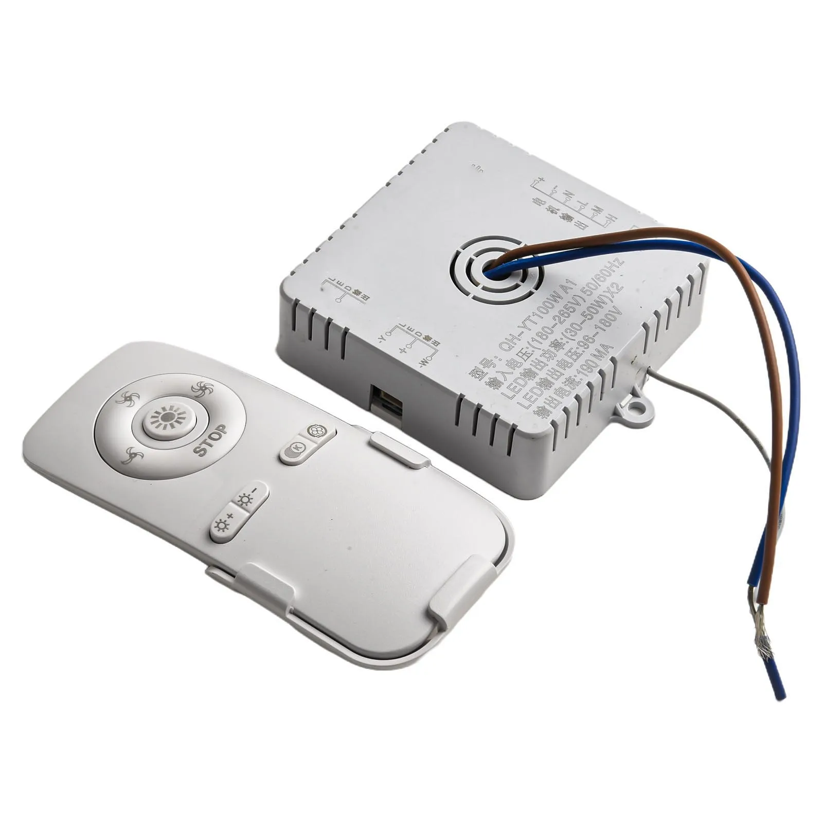 Bedroom Indoor Use Remote Control Fan Light Fan Light Remote Control 180-265V AC 50 60 HZ Adjustable Brightness