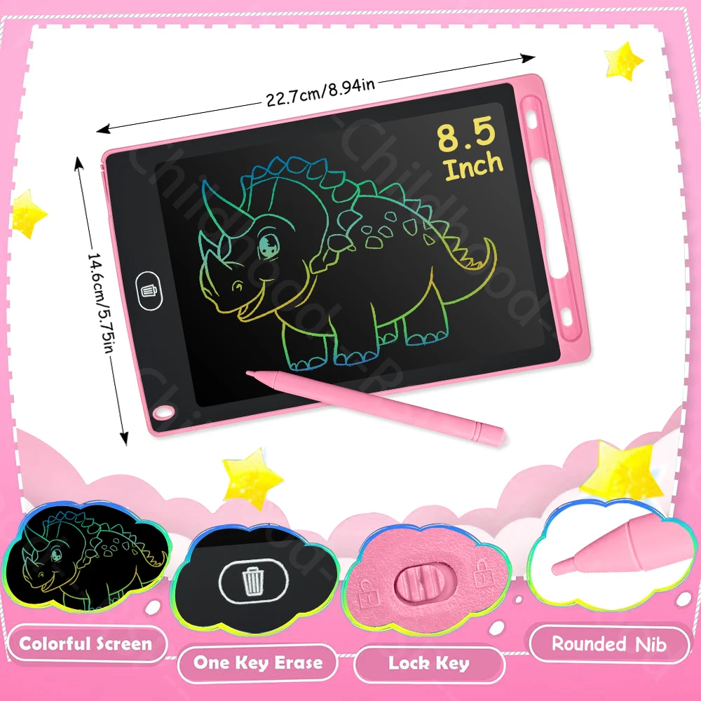 6.5/8.5/10/12 Inch LCD Schrijven Tablet Elektronische Tekentafel Doodle Schetsblok Handschrift Pad Speelgoed voor kinderen Verjaardagscadeautjes