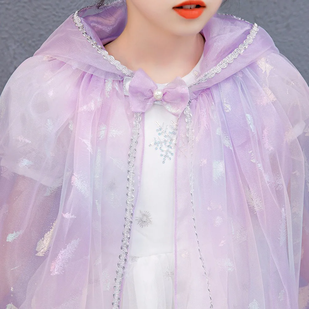 Capa deslumbrante para fiesta para niños, ligera y cómoda para vestir, disfraz de mascarada, accesorios de Cosplay para niños, 1 Uds.