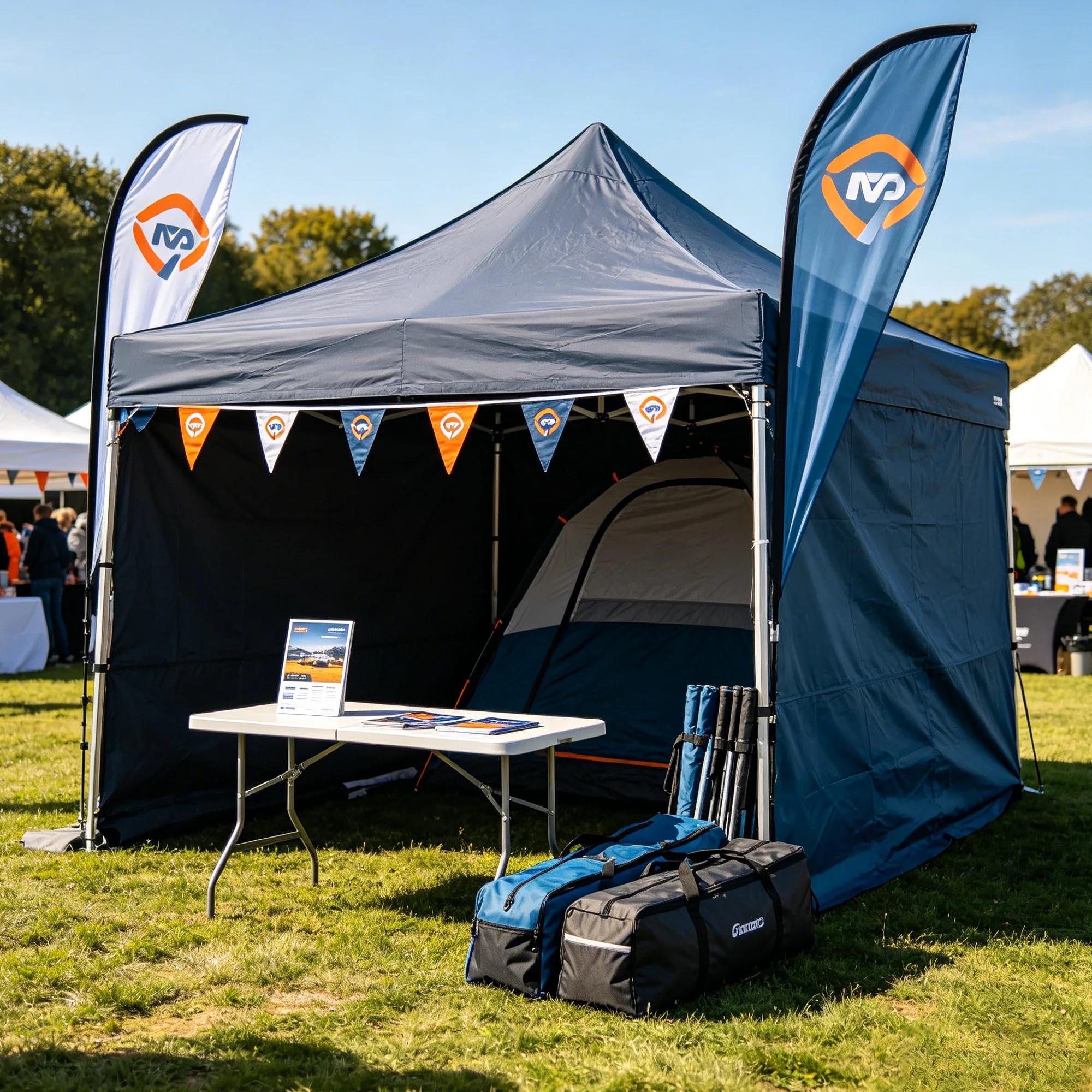 rj-Trade Show Booth Aluminum Frame Canopy Tent with Full UV Protection Tent%