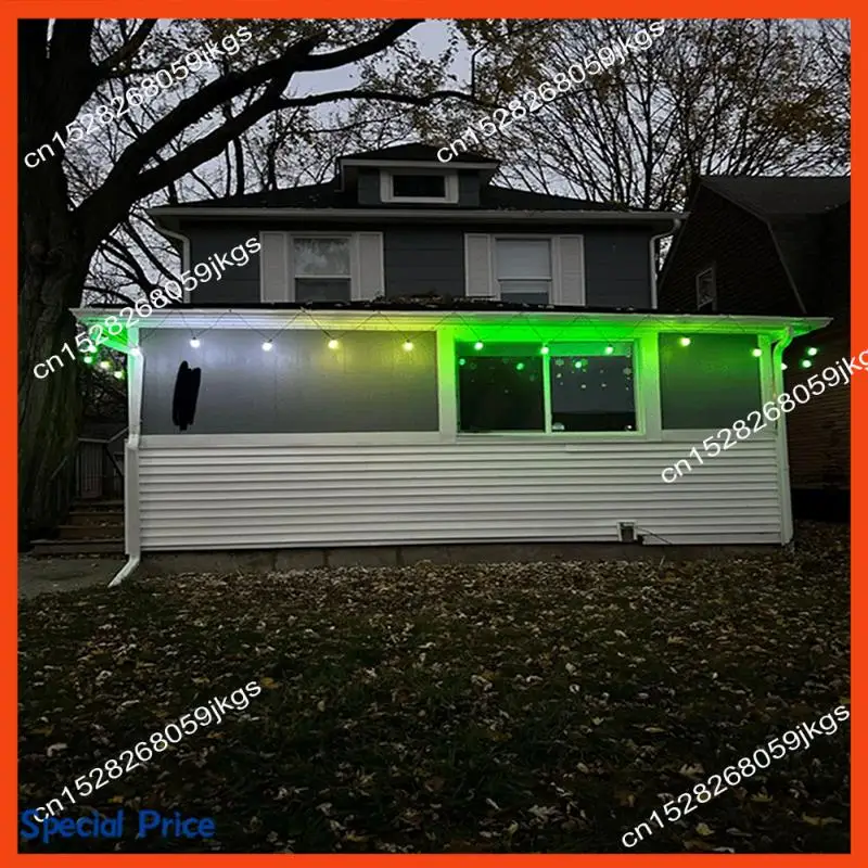 ABIY 50 Pcs Christmas Lights Gutter Hooks Holiday Lights Hooks Gutter Hangers For Xmas Lights Outside Decoration
