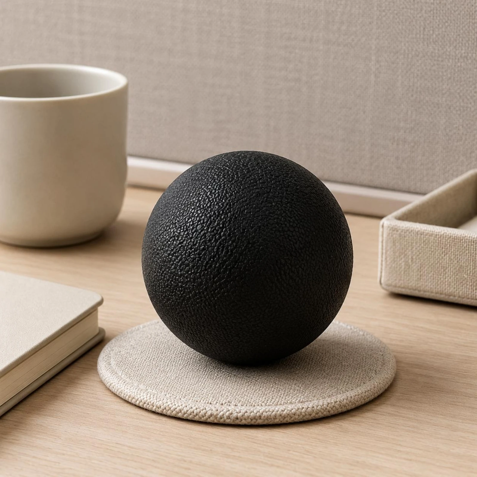 

Textured Massage Ball Compact Round Massage Ball Fitness Accessory Myofascial Release Physical Treatment