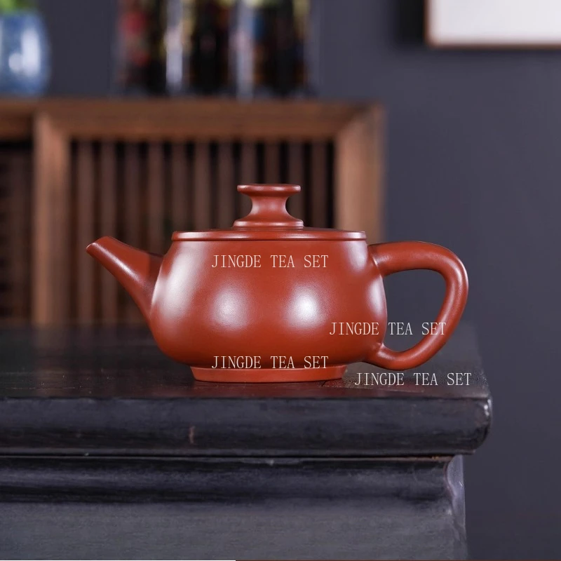 300ml Yunnan Purple Pottery Teapot High End Household Large Capacity Hanwa Teapot Rotating Phoenix Singing Pot Handmade Tea Set