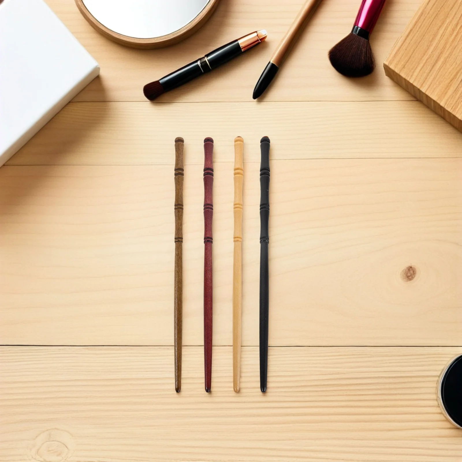 

12 шт., китайские палочки для волос, деревянные палочки для волос ручной работы, заколки для волос для женщин и девочек, заколка в древнем стиле для свадьбы