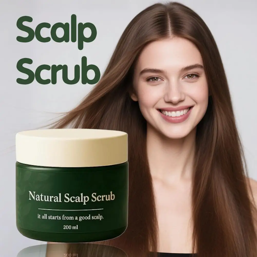 

200ml Scalp Scrub Deep Cleansing Hair Care Scrub Exfoliating & Refreshing Nourishing Scalp Scrub Oil Control Remove Dirt