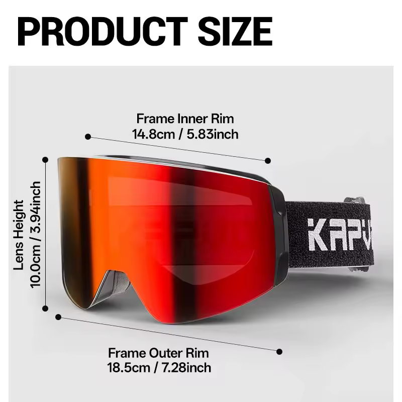 גוגלס Kapvoe Photochromic עם עדשה פוטוכרומית המסתגלת לכל מזג אוויר