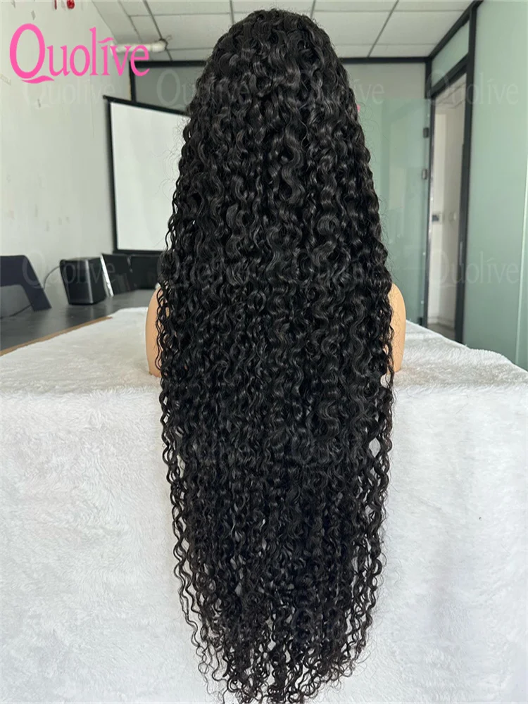 

30 40 Inch Burmese Curly Hair Wig Deep Wave 13x6 Hd Lace Front Human Hair Wig 250 Density Water Wave 13x4 Lace Frontal Wigs