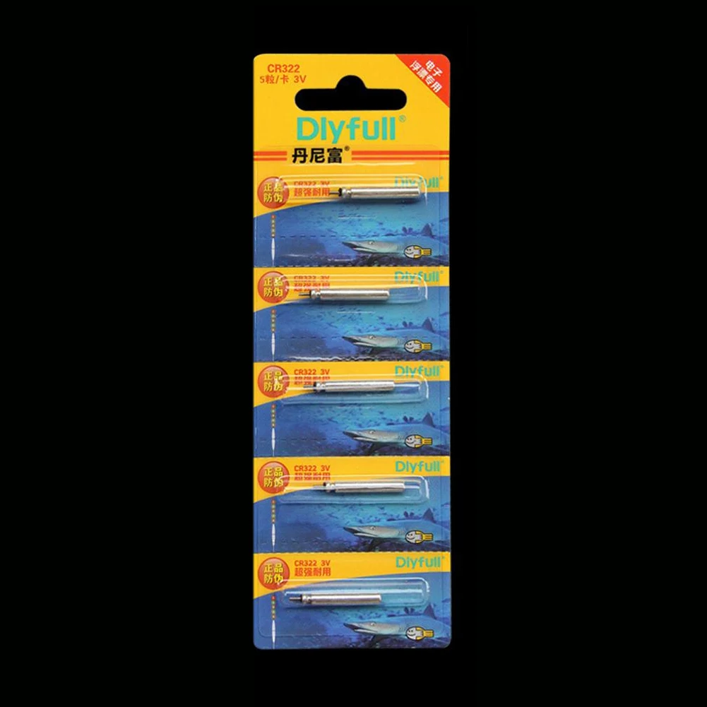10x CR322 CR42 batterie électrique lumineuse flotteurs de pêche outil de batterie à broche au Lithium