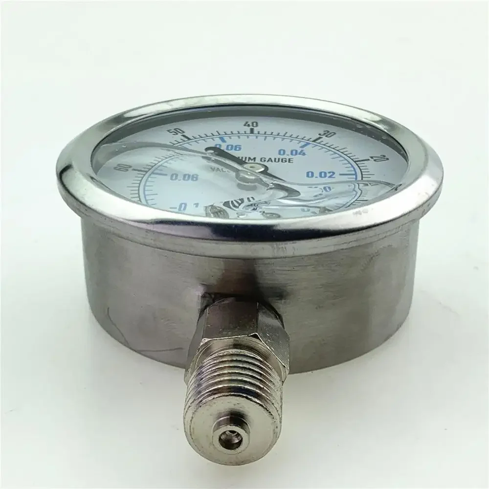 1PCS FOR Stainless Steel Shockproof Pressure Gauge Barometer Water Pressure Gauge Liquid Gauge Pressure Oil
