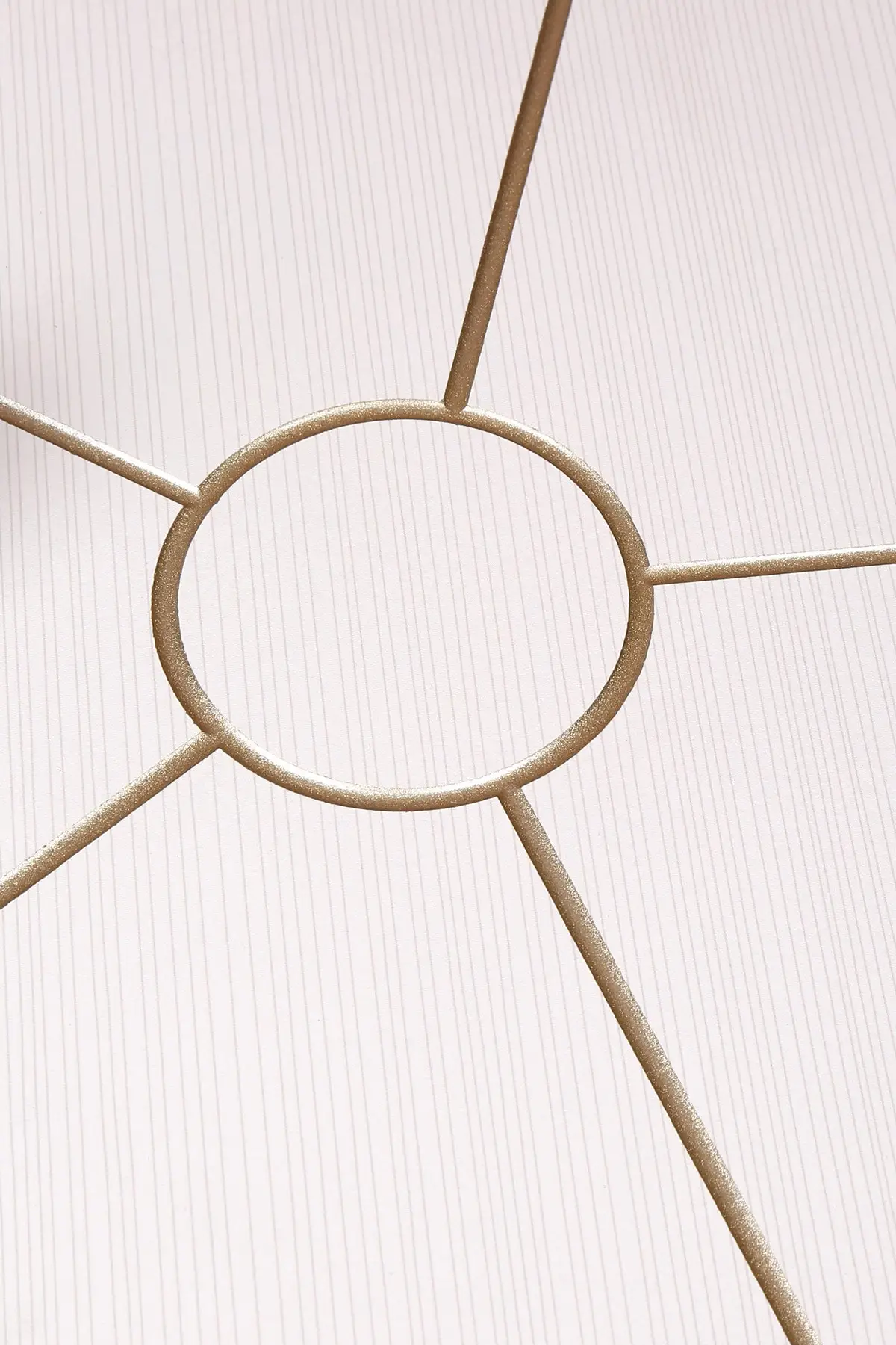 Daisy Triple Zigon Coffee Table R-05-beyaz Pearl-Golden yellow Metal Foot