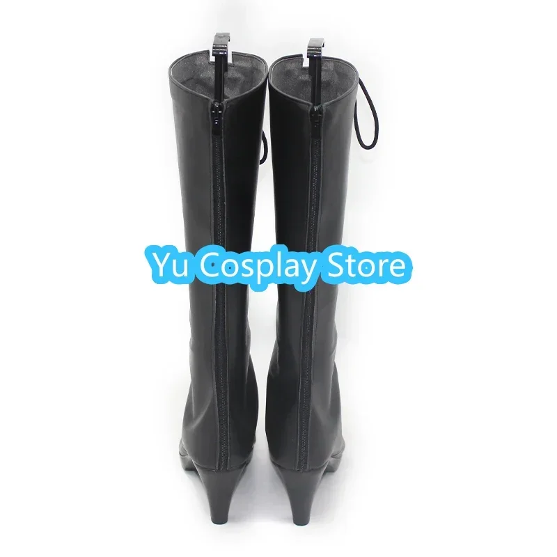 Hanuma Makoto Cosplay PU Sapatos, Jogo Azul Arquivo, Cosplay Prop, Botas de Carnaval de Halloween, Custom Made