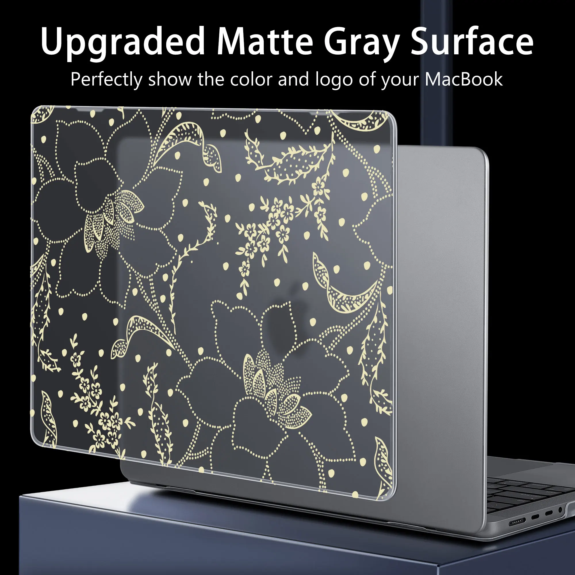 Imagem -06 - Pequena Flor Imprimir Capa Dura para Macbook Case m3 2024 ar 136 A3113 A2681 15 A3114 A2941 Pro 13 A2338 A2251 m2