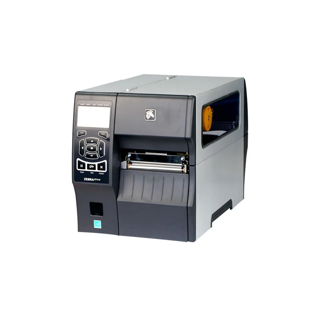 제브라 오리지널 브랜드 신제품 ZT411 300DPI 4인치 산업용 열전사 바코드 라벨 프린터 색상 356mm (14인치)/초
