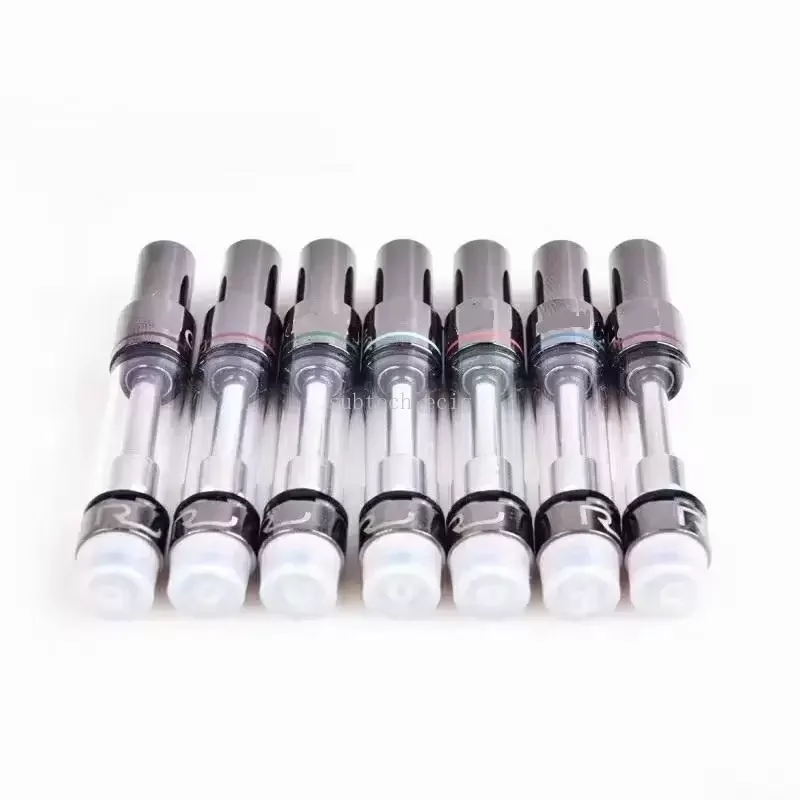 Imagem -06 - Rove Cartuchos Carts Atomizers 0.8ml 1.0ml Ceramic Coil Wax Vaporizer Pen sem Vazamento 510 Thread Thick Oil Cartridge Ecig 50 Pcs