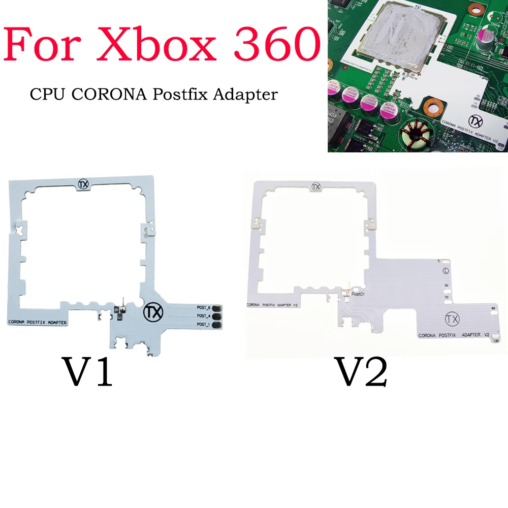 For Xbox 360 Postfix Adapter V1 V2 For XBOX 360 Slim CPU Postfix Adapter Replacement 4G Bib Probe Console Repair Parts