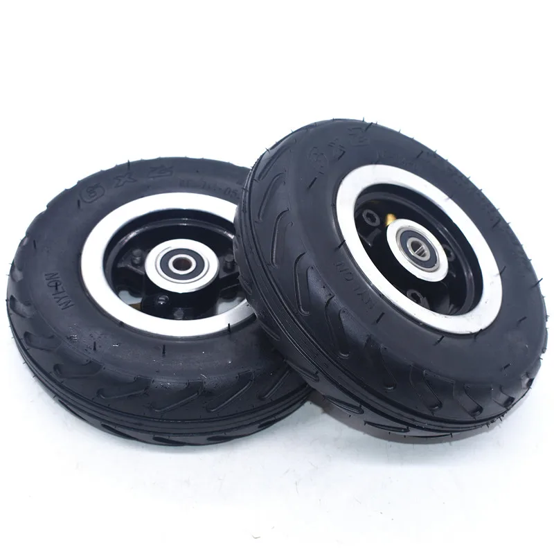 6 Inch Inflatable Wheel 6x2 Tire for Mini Electric Scooter Trolley Thickened Wear Resistant High Quality Inner and Outer Tyre