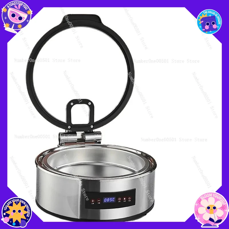 

Commercial 304 Stainless Steel Chafing Dish Hydraulic Electric Heating Constant Temperature For Hotels Buffet 600W 220V