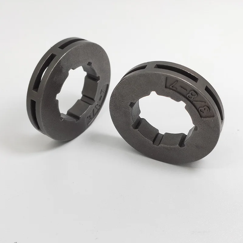 2 pezzi pignone frizione cerchio 3/8-7T 19mm per Stihl MS360 MS310 Husqvarna 154 254 50 51 55 motosega 18720 parti di ricambio