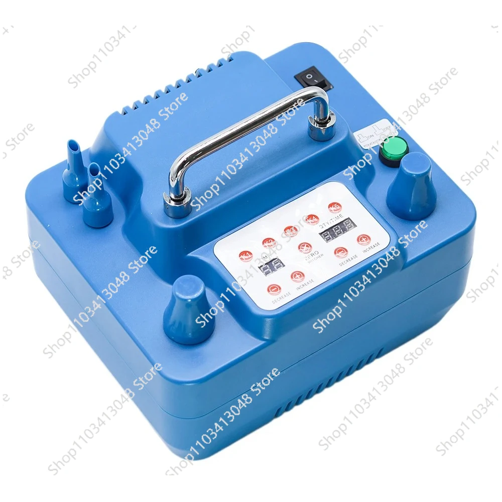 Electric Balloon Pump 800W With Timer Dual Holes Professional Inflator With Memory Function Foot Switch 800W