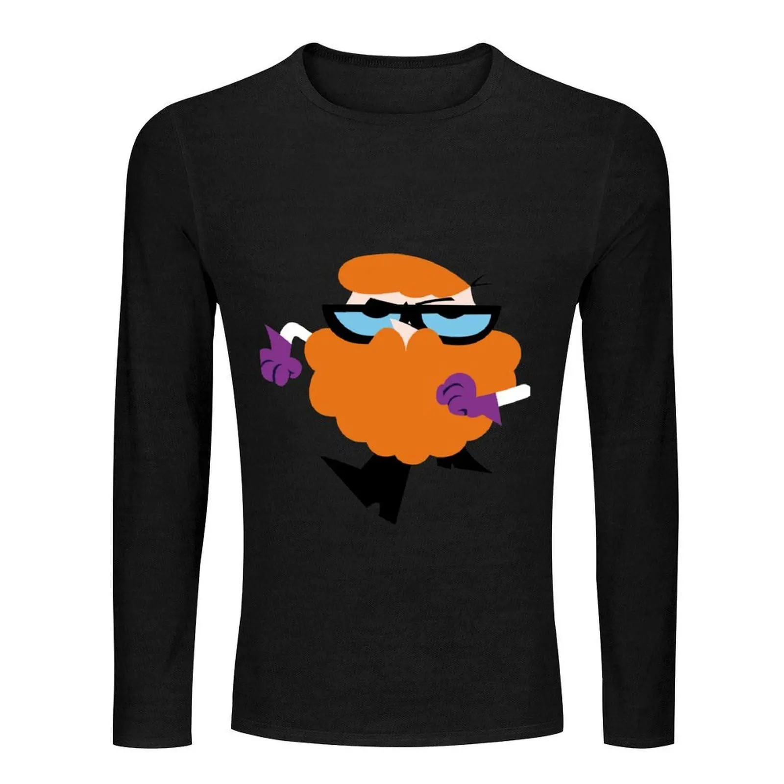 تي شيرت Dexter Beard Lab طويل تي شيرت كبير الحجم تي شيرت مخصص سريع الجفاف تي شيرت ملابس الرجال