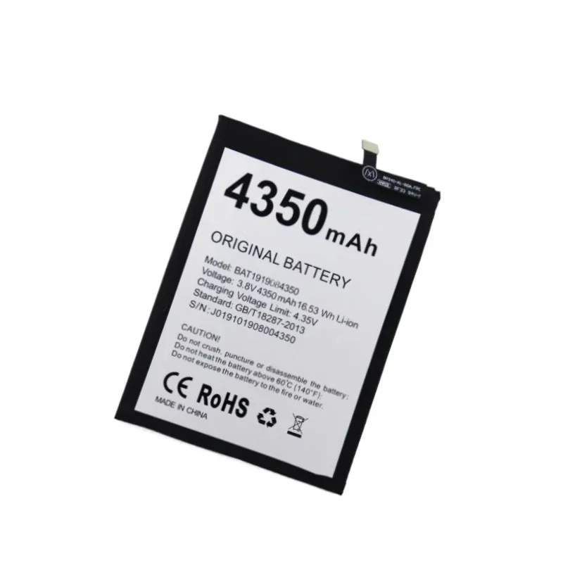 NEW BAT1919084350 3.8V 4350mAh Mobile Phone Battery For Doogee N20 N20Pro N20 Pro Replacement Batteries