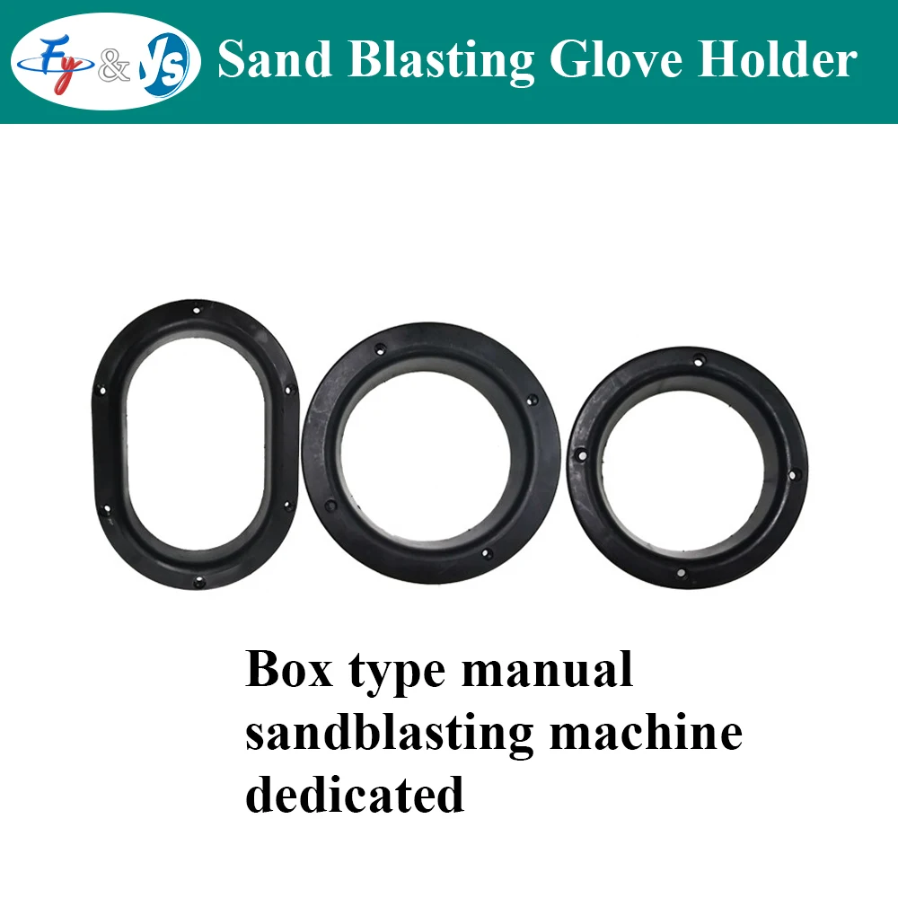 ABS Sandblasting Glove Clamp Fixing Ring Box Style Holder For High Pressure Sandblasting Machine Replacement Parts