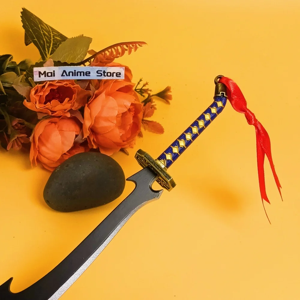 10inch 2pcs Kyoraku Shunsui Katana Metal Anime Bleach Sword Samurai Sabre Steel Knife Blade Real Size Japanese Katana Toy Gift
