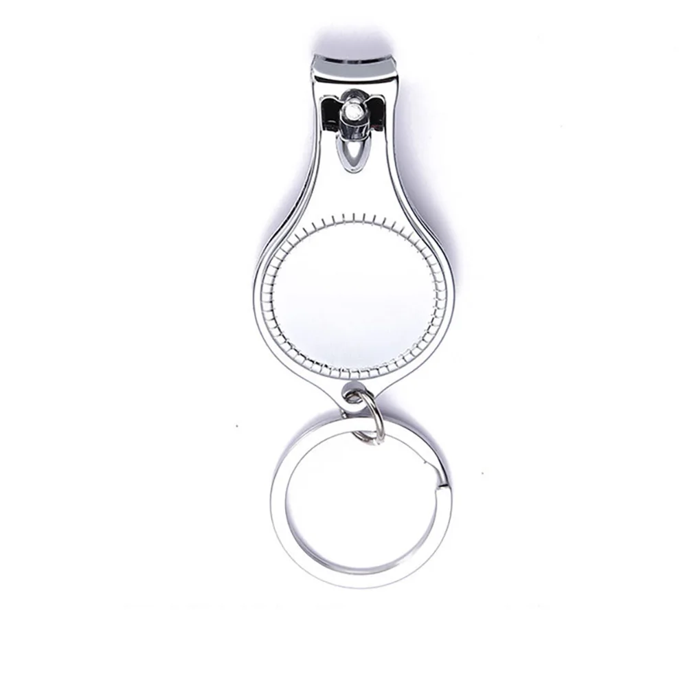 Multi-function Keychain Nail Clippers Manicure Beauty Tool Nail Cutter Bottle Opener