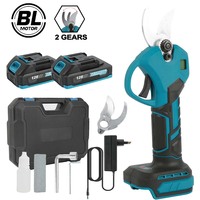 30mm Brushless Cordless Electric Scissors Pruner Shears Efficient Fruit Tree Bonsai Pruning Branche Cutter for Makita 18V Batter
