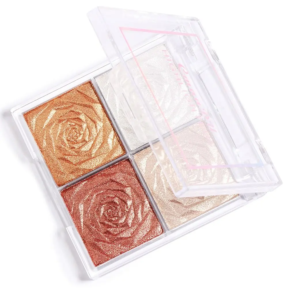 Palette Women 3D Face Bronzer Blush Cosmetics Makeup Tool Glitter Highlighter Palette Diamond Highlight Powder Makeup Palette