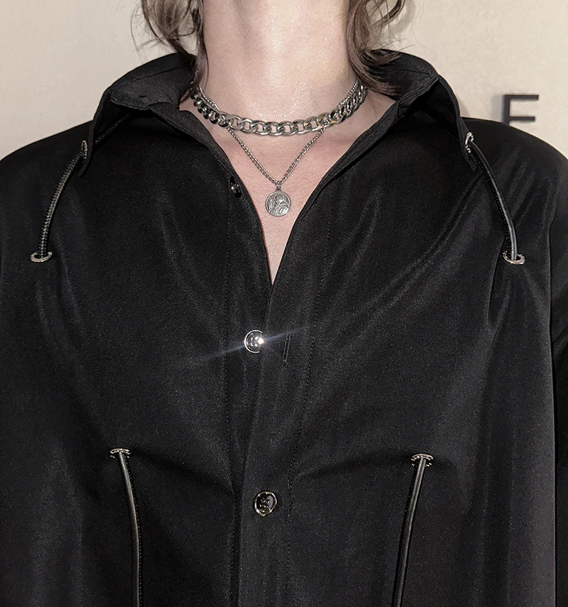 2025 Autumn New Fashion Trend Long Sleeve Shirt Stylish Men's Design Loose Casual Japanese Ins Shirt