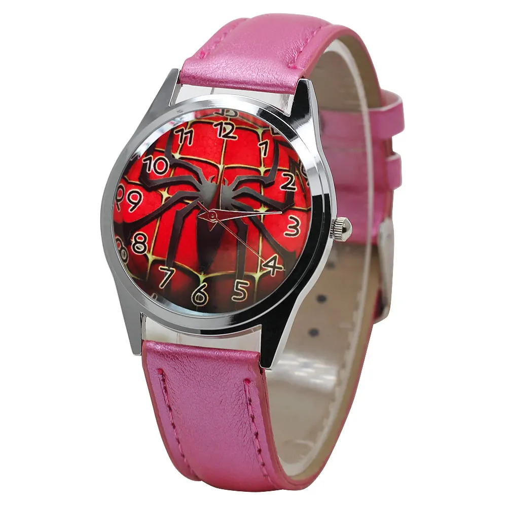 Kinder Uhr Quarz Gelee Kinder Uhr Junge Studenten Armbanduhren Cartoon Spinne Tier kinder Uhr Geschenk Relogio Kol Saati