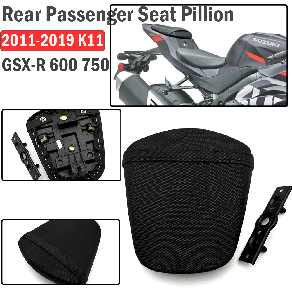 

Motorcycle Rear Back Passenger Seat Pillion Cushion For SUZUKI GSXR 600 750 GSXR600 GSXR750 K11 2011-2019 2013 2014 2015 2016