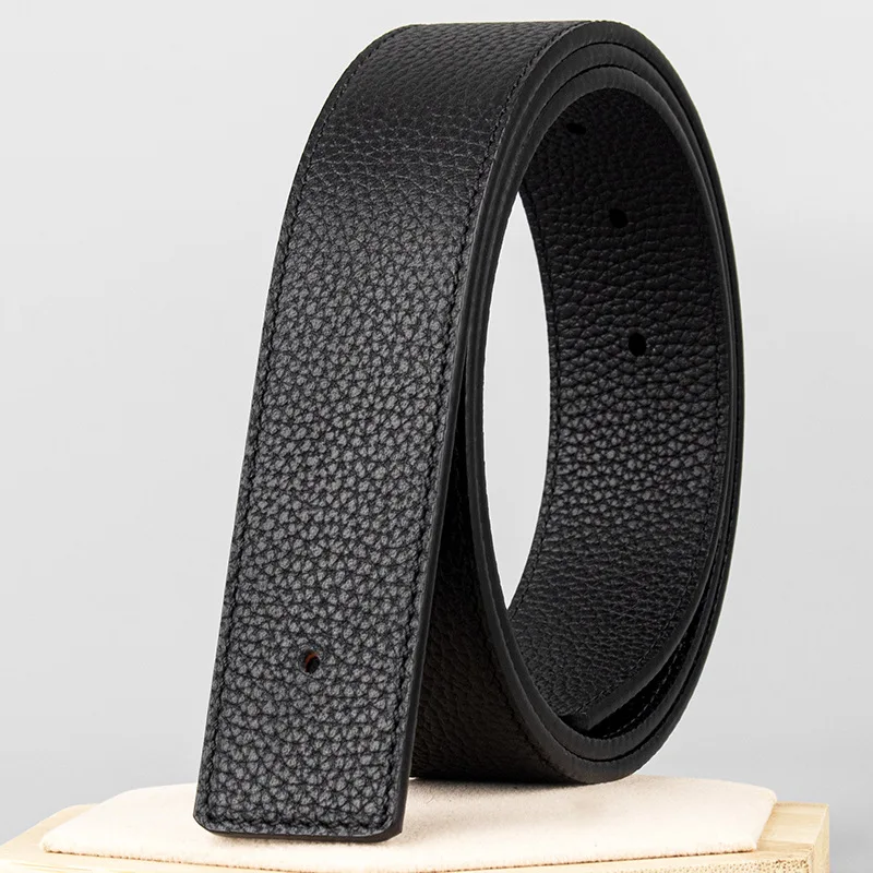 35MM Width Genuine Leather Belt Strap Replacement Double-sided, Two-color