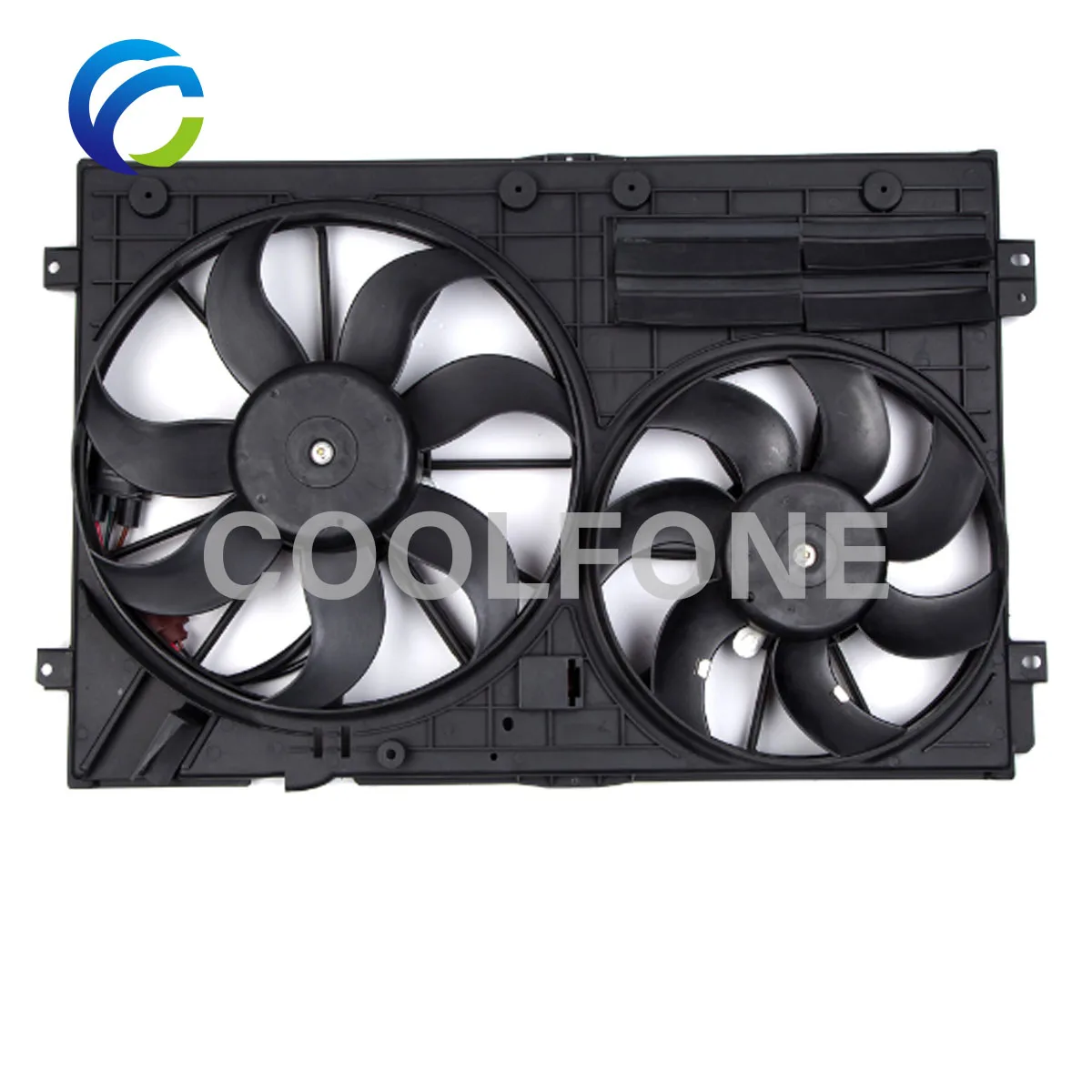 Cooling Radiator Fan Assembly for AUDI A1 A3 TT SEAT ALTEA XL IBIZA LEON TOLEDO 1TD121203B 1K0121207BC 1K0121207AT 1K0121207N