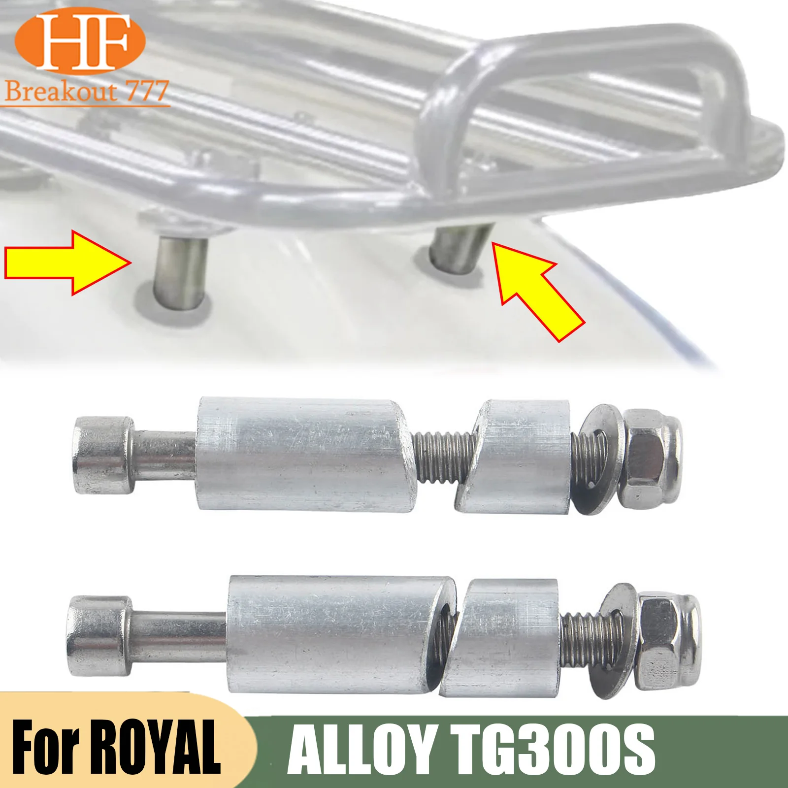 For ROYAL ALLOY TG300S Luggage Rack Leveling Bushing