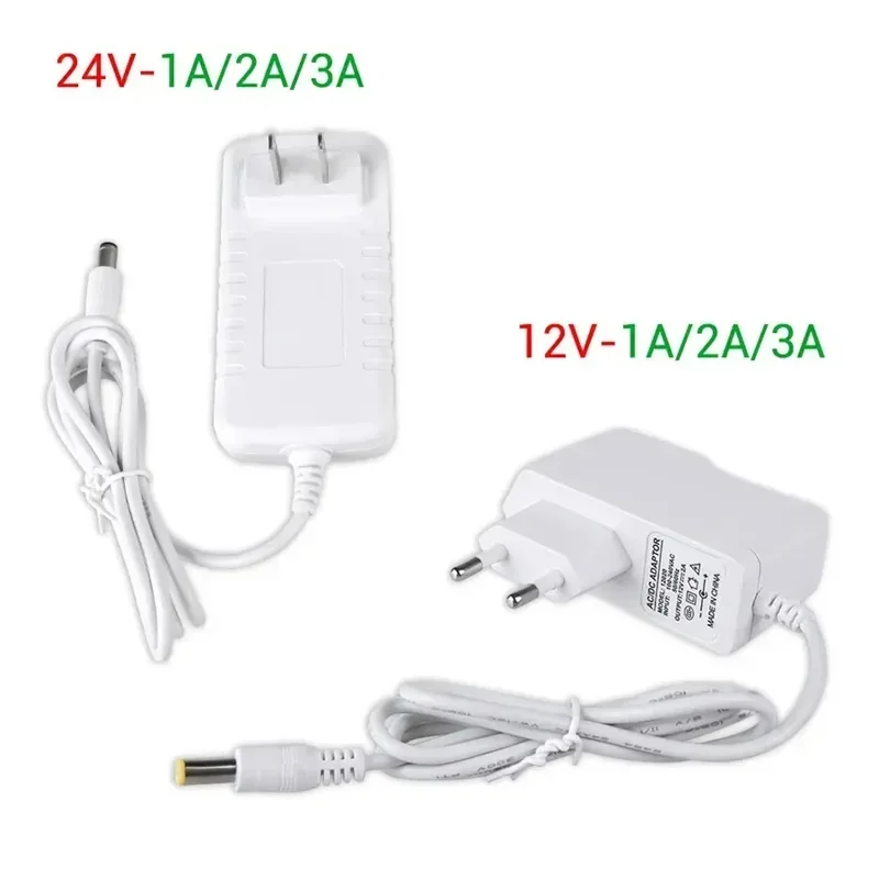 AC DC12V  EU US AU UK Power Adapter 1A 2A 3A Power Supply Adapter Universal Power Adapter Supply Charger adaptor For Light Strip