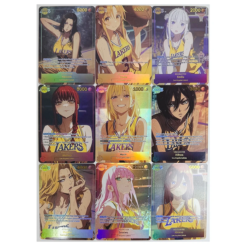 Anime Goddess Story DIY ACG albedo Hancock Kafka Nami Robin Rem Android 18 Toys for boys Collection Games Cards Birthday Present