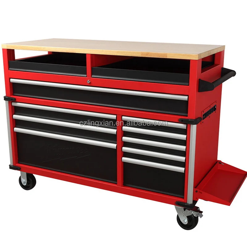 

OEM Wholesale 52" 11 Drawer Mobile Workstation Tools Cabinet Trolley Workbench