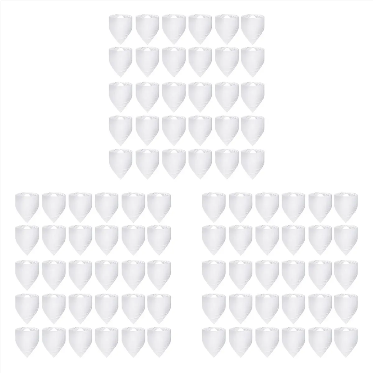 【RELAXATION】ผ้าพันคอสัตว์เลี้ยงแบบสามเหลี่ยม 90 ชิ้น สำหรับงานซับลิเมชั่น สามารถรีดลายด้วยความร้อน ซักได้ ทำเองได้ ใช้เป็นผ้าพันคอ ผ้ากันเปื้อน หรือผ้าเช็ดหน้า สำหรับสุนัข ลูกสุนัข และแมว